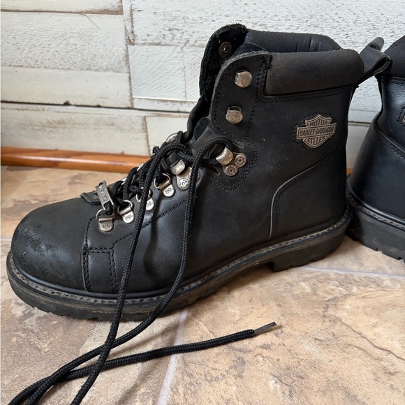 Harley-Davidson Black‎ Men\'s Boots 8.5 biker motorcycle main image 5